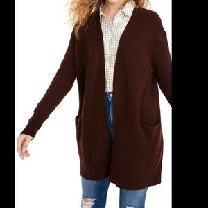 Madewell Women's Purple Ryder Open Cardigan XS NWT